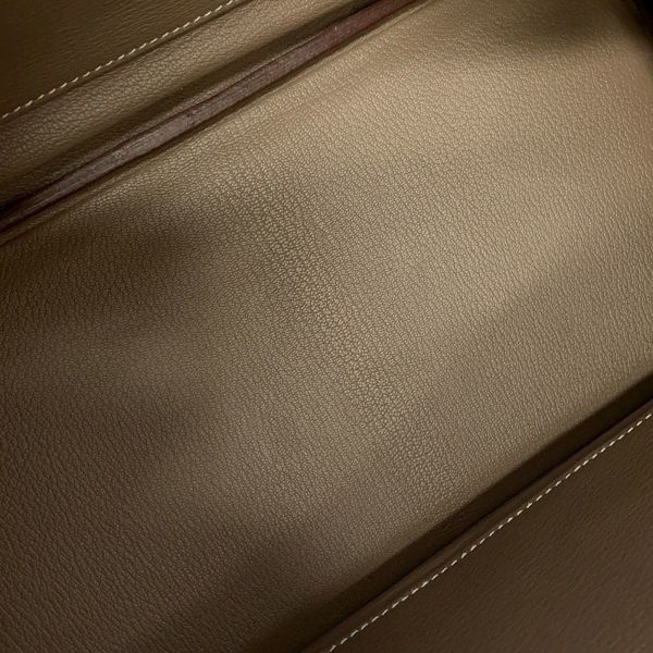 エルメス バーキン30 エトゥープ/シルバー金具 トゴ D刻印 HERMES Birkin ハンドバッグ