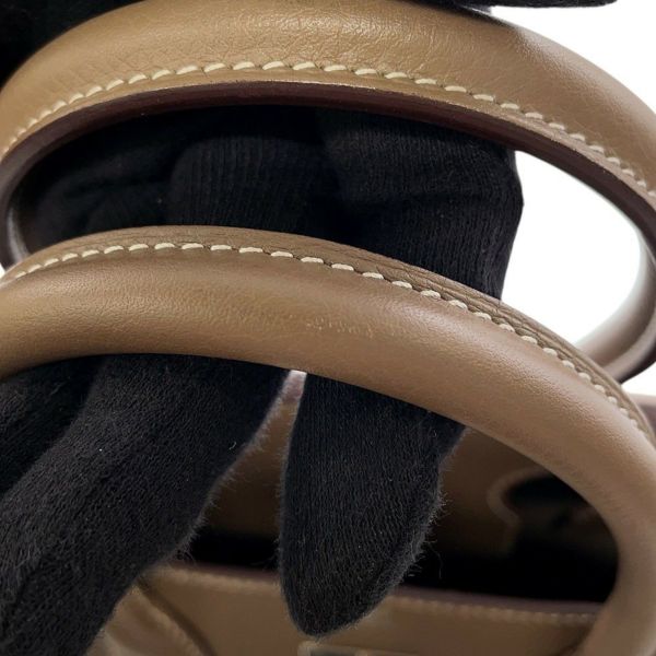 エルメス バーキン30 エトゥープ/シルバー金具 トゴ D刻印 HERMES Birkin ハンドバッグ