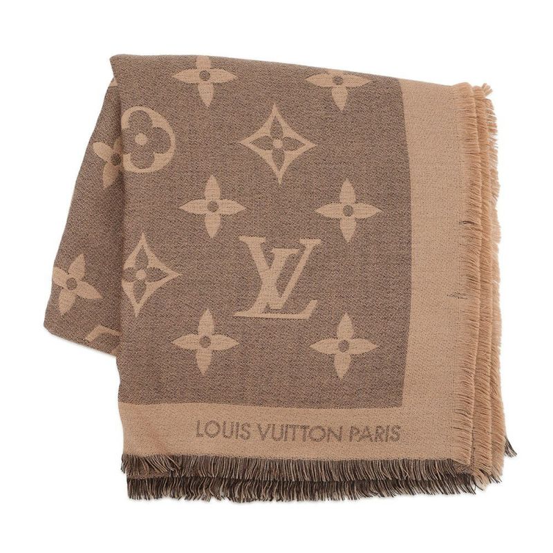 ルイヴィトン ストール ショール モノグラム・ジャイアント カシミヤ/シルク MP2382 LOUIS VUITTON スカーフ