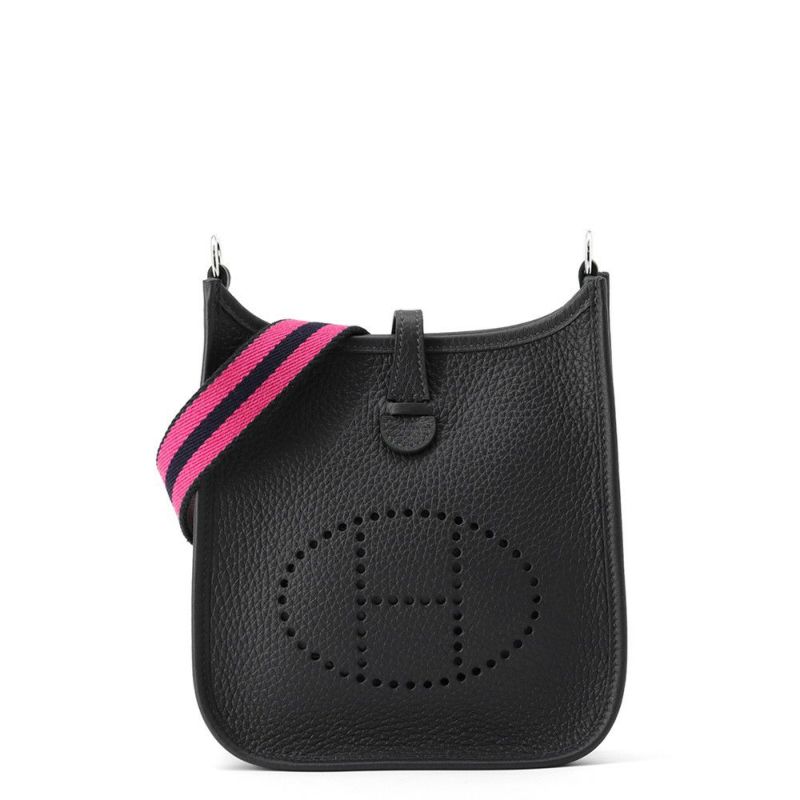 エルメス エブリンTPM 111cm アマゾン キャバン/ローズショッキング/ブルインディゴ/シルバー金具 トリヨンクレマンス K刻印