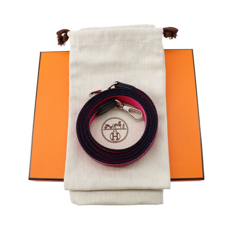 エルメス エブリンTPM 111cm アマゾン キャバン/ローズショッキング/ブルインディゴ/シルバー金具 トリヨンクレマンス K刻印