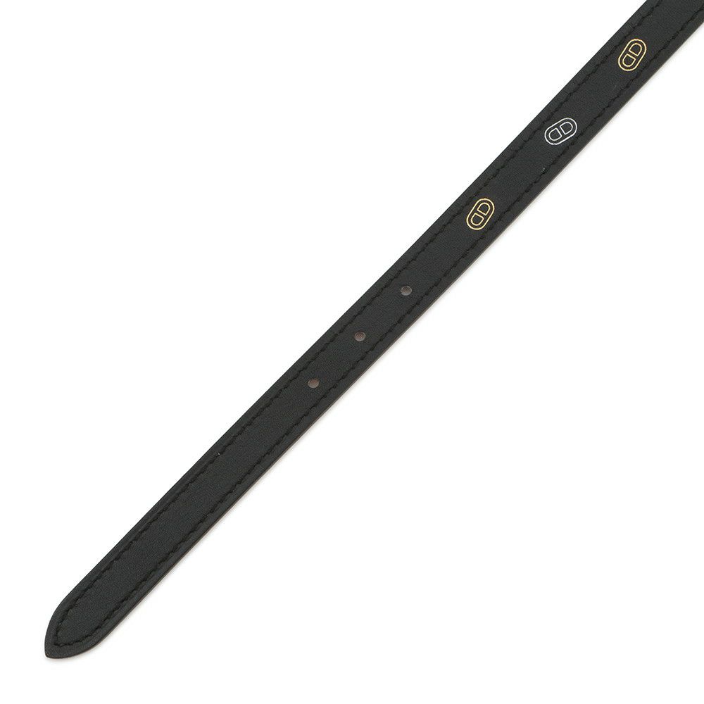 エルメス ベルト ギャロパン シュール・メール ブラック/ゴールド/ピンクゴールド金具 W刻印 サイズ90 黒