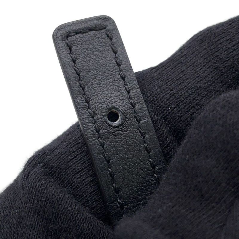 エルメス ベルト ギャロパン シュール・メール ブラック/ゴールド/ピンクゴールド金具 W刻印 サイズ90 黒