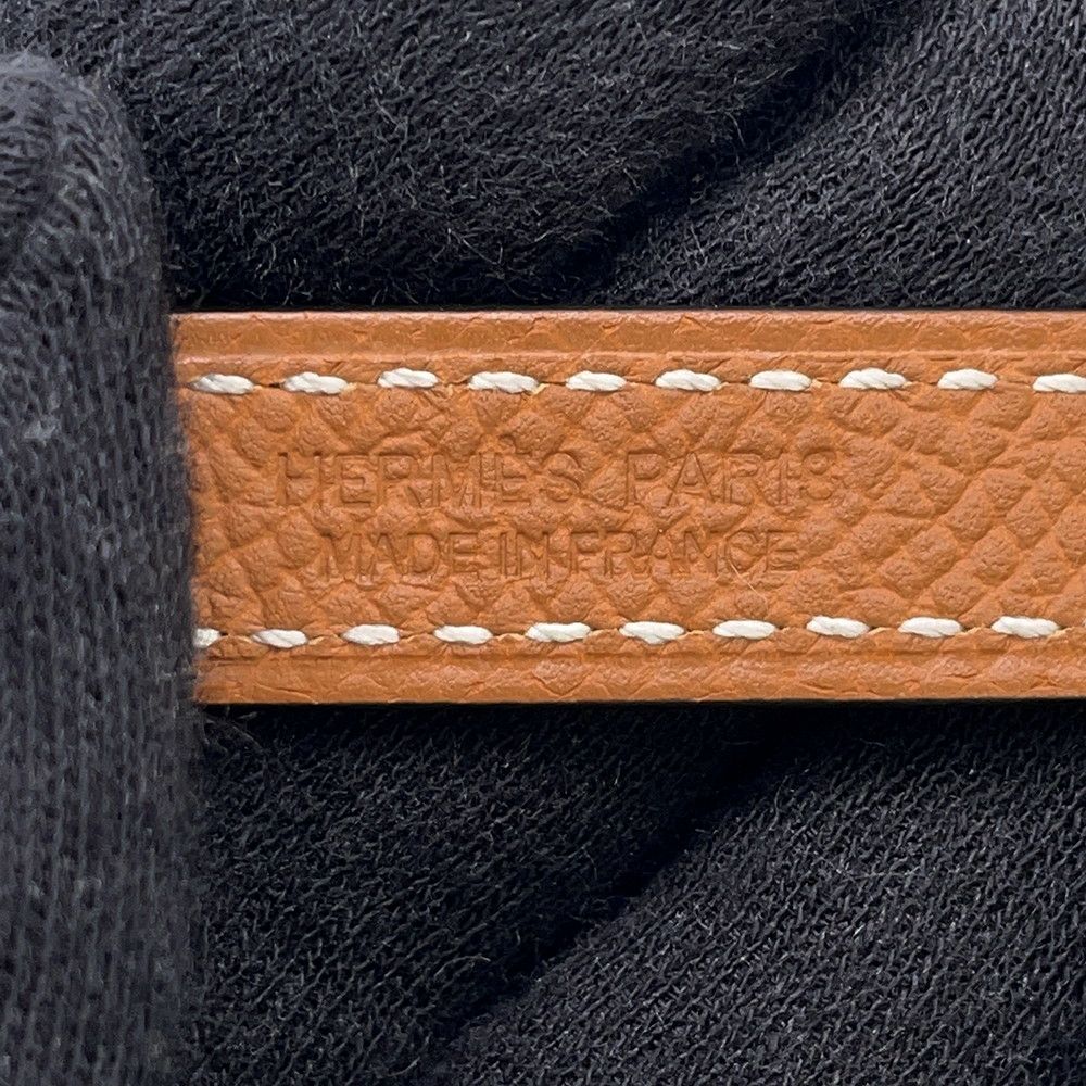 エルメス ベルト ギャロパン シュール・メール ブラック/ゴールド/ピンクゴールド金具 W刻印 サイズ90 黒