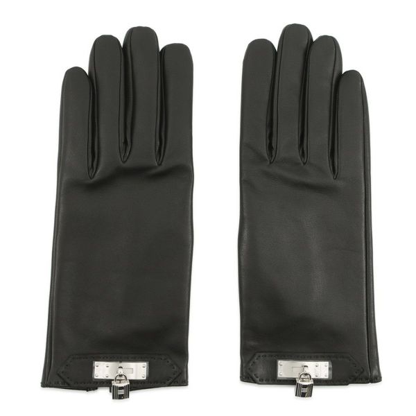 エルメス グローブ ケリー カデナチャーム ラムスキン レディース