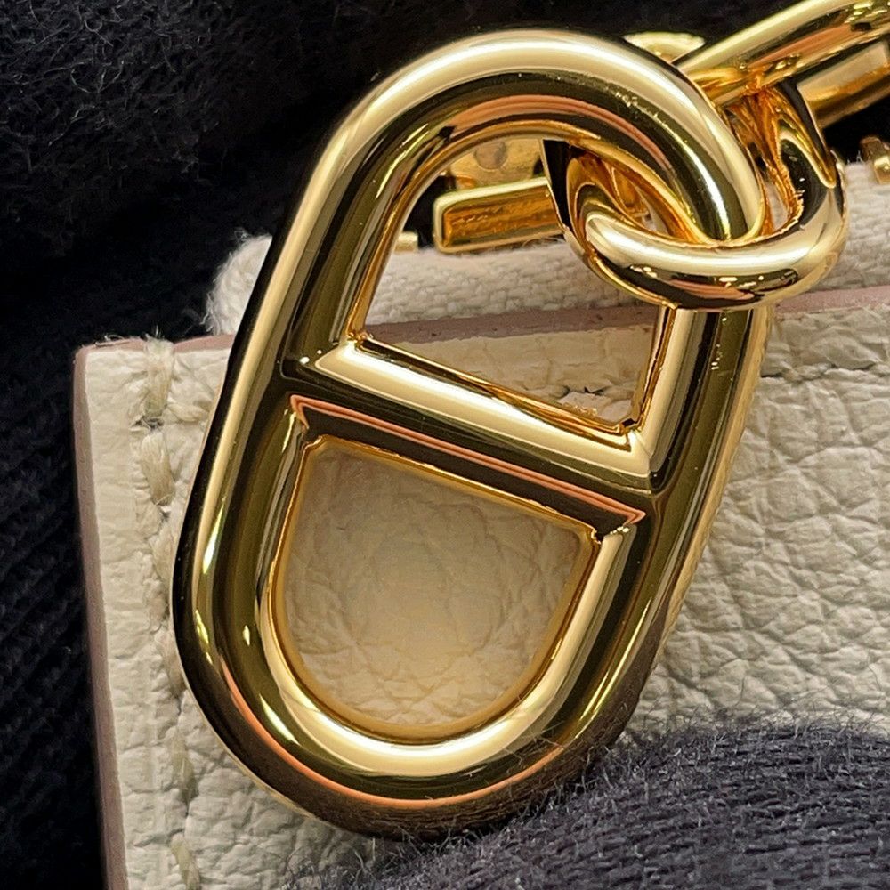 エルメス カードケース ジップアンゴー ベトン/ゴールド金具 エバーカラー K刻印