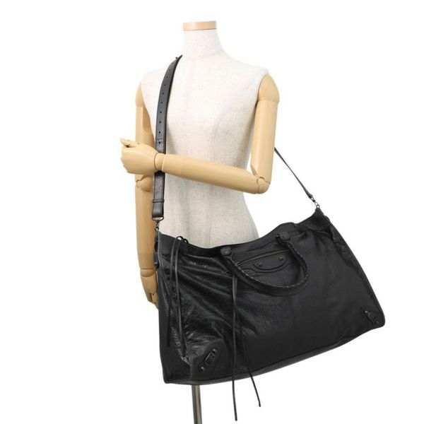バレンシアガ トートバッグ ルシティ トラベル バッグ Le City 810364 BALENCIAGA 2way 黒