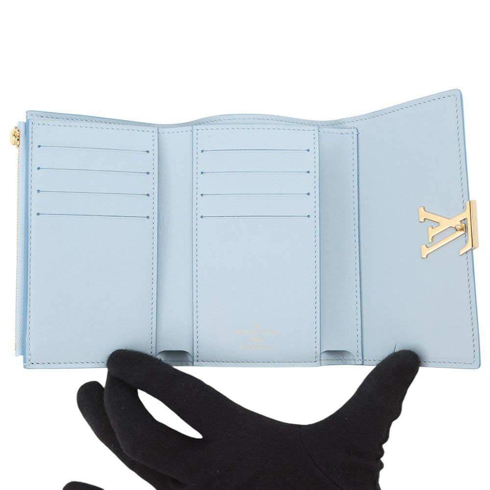 ルイヴィトン 三つ折り財布 トリヨンレザー ポルトフォイユ・カプシーヌ コンパクト M81306 LOUIS VUITTON ヴィトン 財布