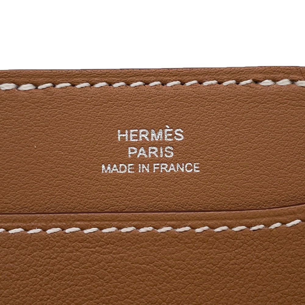 エルメス カードケース  エマン スタンド MagSafe ゴールド スイフト K刻印 マグネット