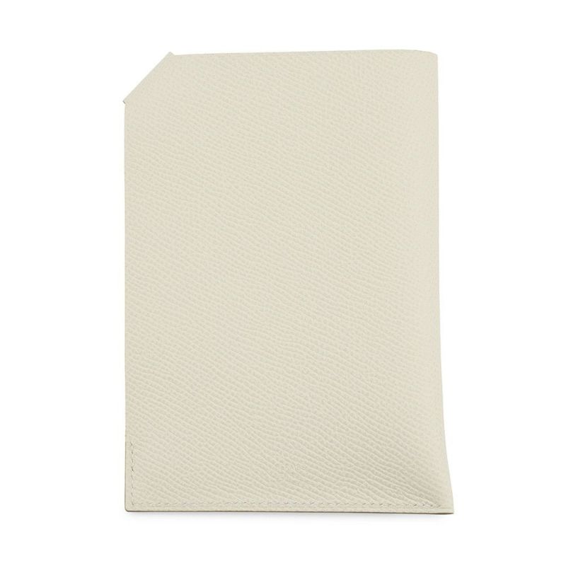 エルメス パスポートケース ターマックPM  クレ/シルバー金具 エプソン K刻印 HERMES タルマック