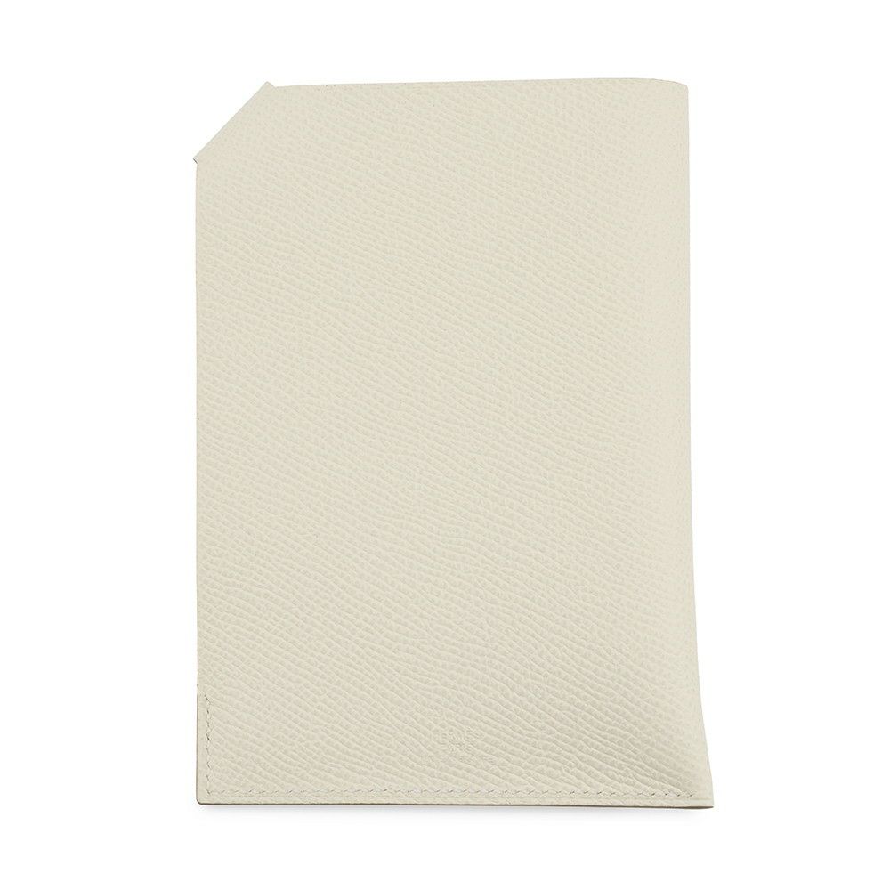 エルメス パスポートケース ターマックPM  クレ/シルバー金具 エプソン K刻印 HERMES タルマック