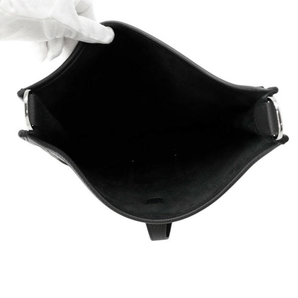 エルメス ショルダーバッグ エブリン3 PM ブラック/シルバー金具 トリヨンクレマンス K刻印 黒