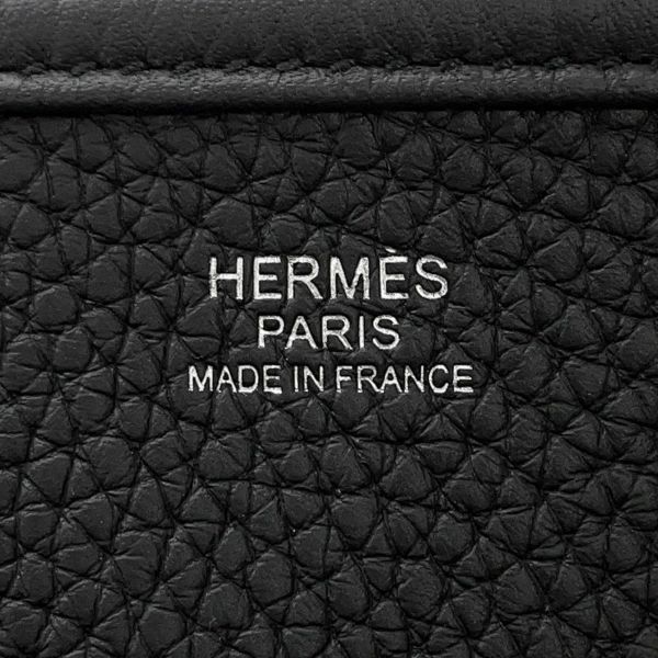 エルメス ショルダーバッグ エブリン3 PM ブラック/シルバー金具 トリヨンクレマンス K刻印 黒