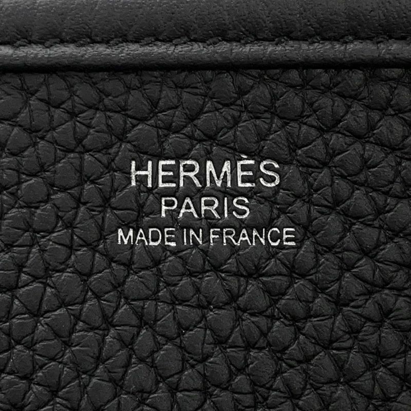 エルメス ショルダーバッグ エブリン3 PM ブラック/シルバー金具 トリヨンクレマンス K刻印 黒