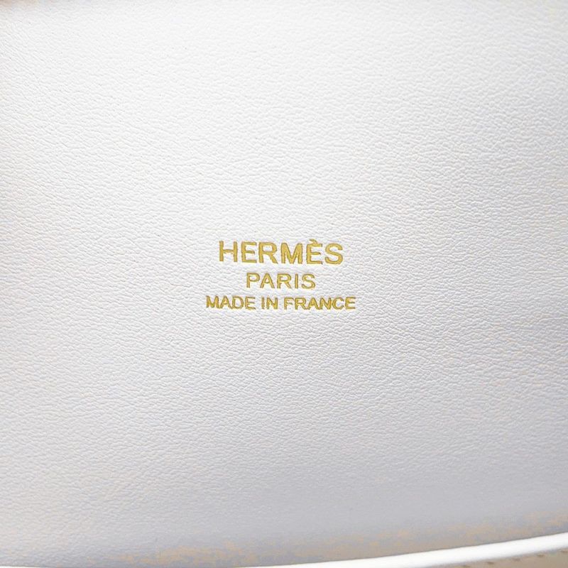 エルメス ボリード1923 25 ニューホワイト/ゴールド金具 エバーカラー B刻印 HERMES 2wayショルダー 白