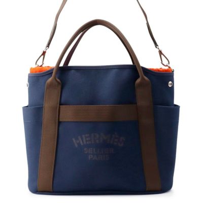 エルメス トートバッグ フールトゥ キャバリエ キャンバス HERMES 2way