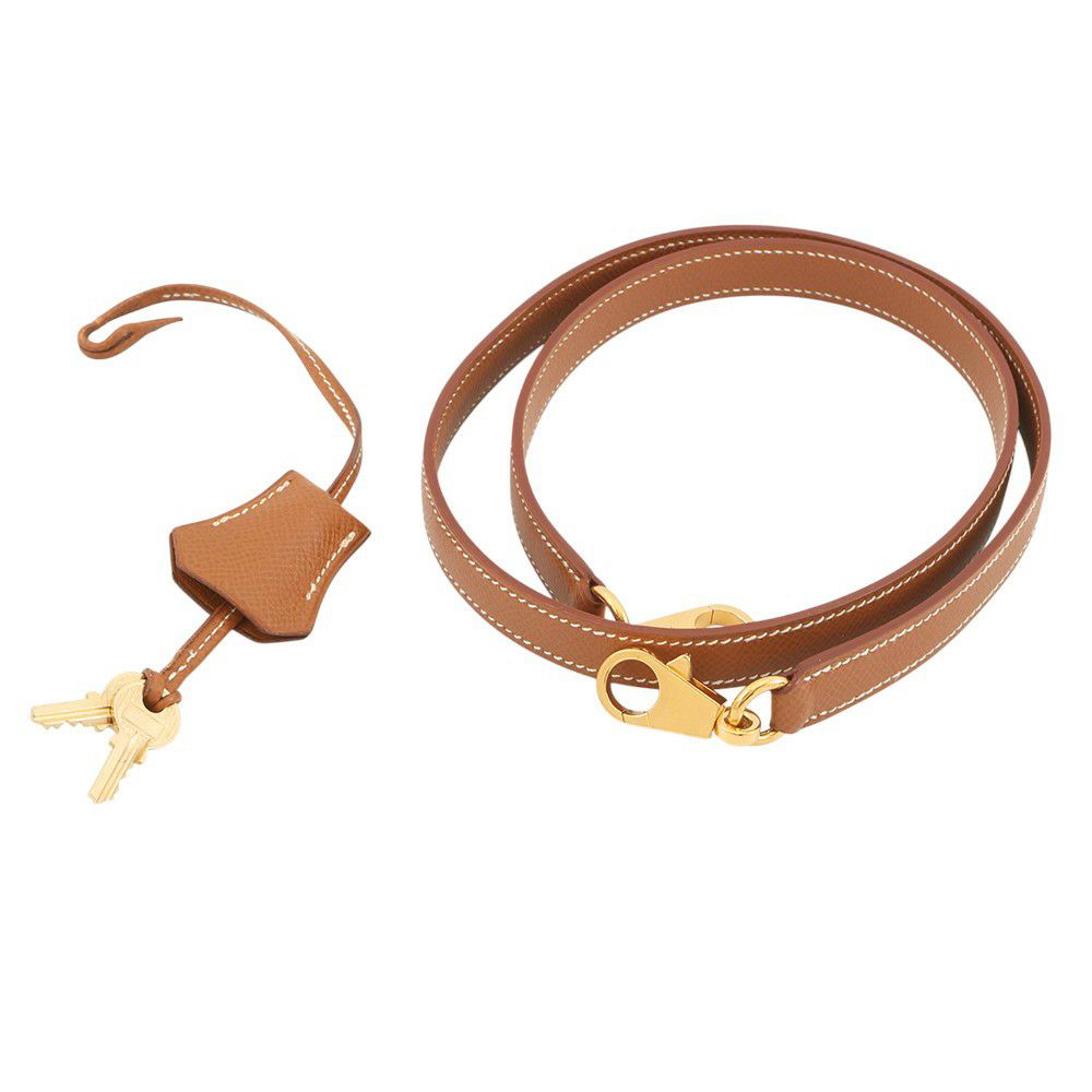 エルメス ハンドバッグ ケリー32 外縫い ゴールド/ゴールド金具 クシュベル 〇U刻印 2wayショルダー