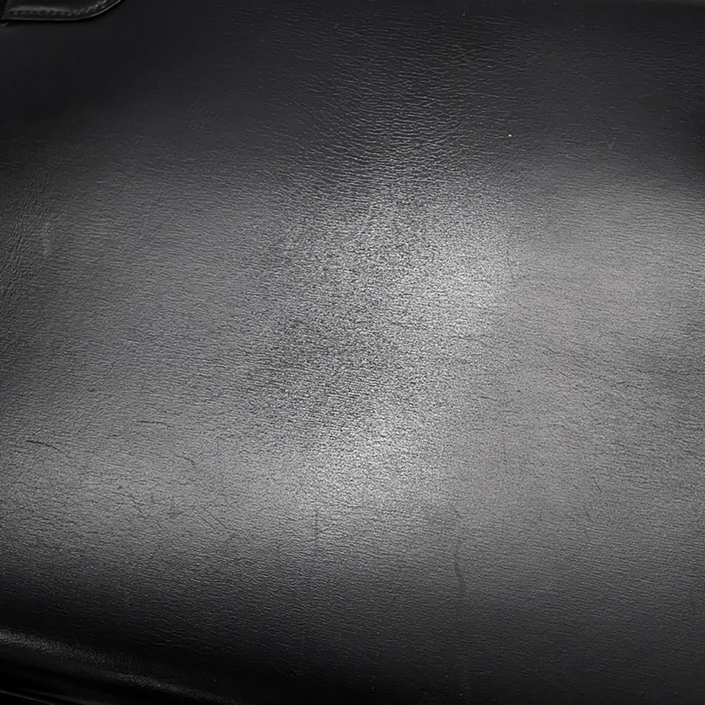 エルメス ハンドバッグ ケリー32 外縫い ブラック/ゴールド金具 ボックスカーフ 〇W刻印 2wayショルダー 黒