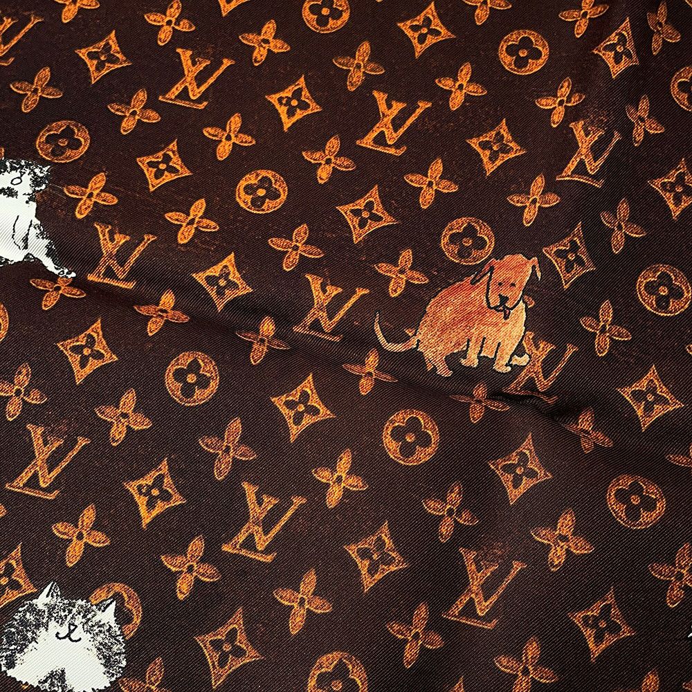 ルイヴィトン スカーフ カレ・キャットグラム トランスフォームド・モノグラム シルク MP2266 LOUIS VUITTON 2019クルーズ