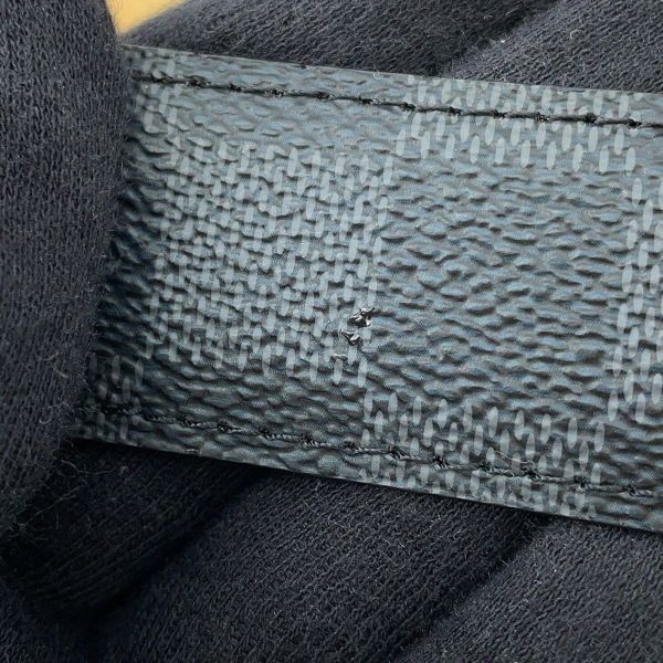 ルイヴィトン ベルト ダミエ・グラフィット サンチュール・エリプス サイズ95 M6821 LOUIS VUITTON ヴィトン メンズ 黒 ブラック
