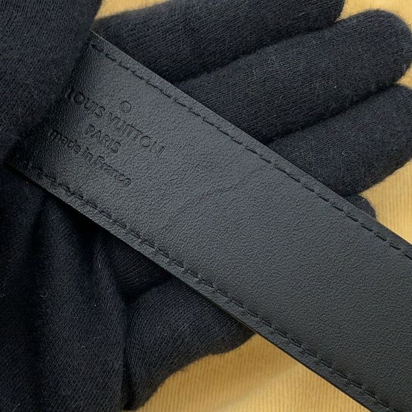 ルイヴィトン ベルト ダミエ・グラフィット サンチュール・エリプス サイズ95 M6821 LOUIS VUITTON ヴィトン メンズ 黒 ブラック