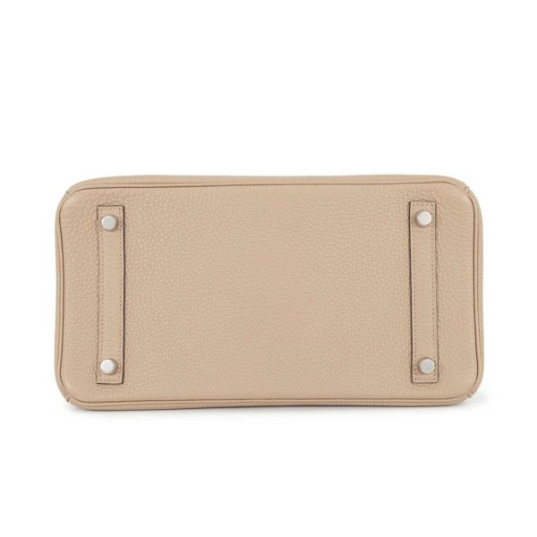 エルメス バーキン30 ベージュマルファ/シルバー金具 トゴ B刻印 HERMES Birkin ハンドバッグ