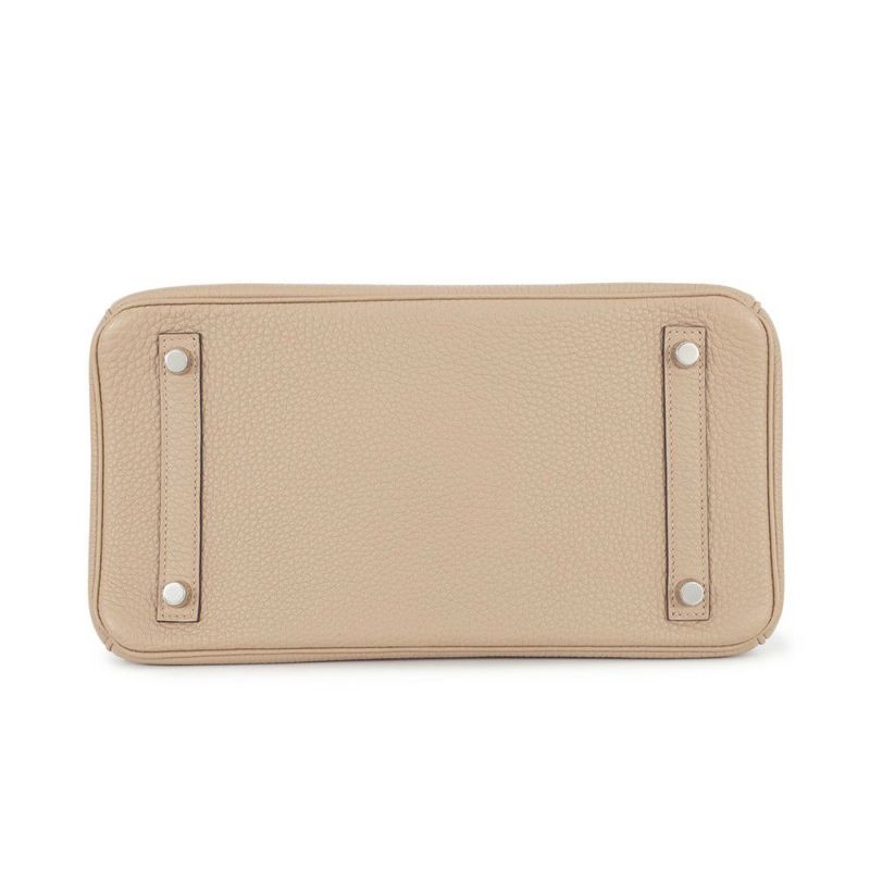 エルメス バーキン30 ベージュマルファ/シルバー金具 トゴ B刻印 HERMES Birkin ハンドバッグ