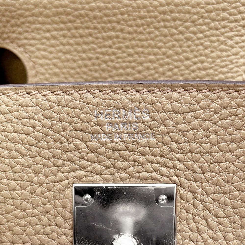 エルメス バーキン30 ベージュマルファ/シルバー金具 トゴ B刻印 HERMES Birkin ハンドバッグ