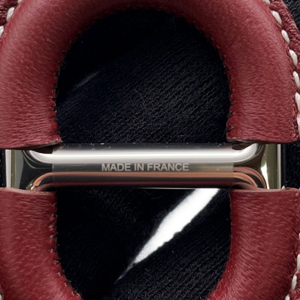 エルメス スカーフリング カレ70  シェーヌ・ダンクル・セリエ ルージュアッシュ/スイフト ゴールド金具 アクセサリー