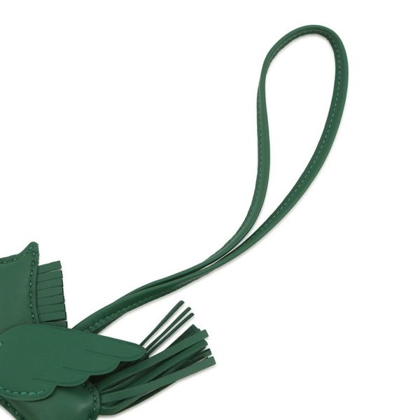 エルメス バッグチャーム ロデオPM ペガサス ヴェールモワイヤン ラムスキン W刻印