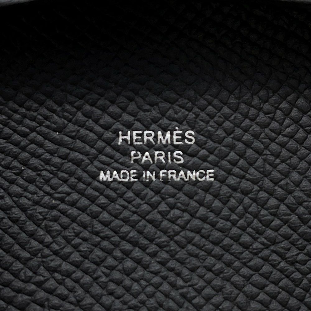 エルメス コインケース バスティア ブラック エプソン B刻印 HERMES 財布