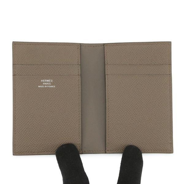 エルメス カードケース MC2 ユークリッド エトゥープ エプソン K刻印 HERMES