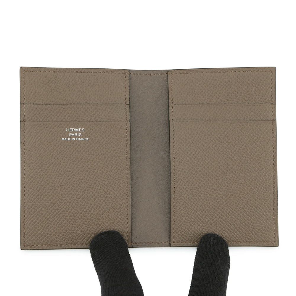 エルメス カードケース MC2 ユークリッド エトゥープ エプソン K刻印 HERMES