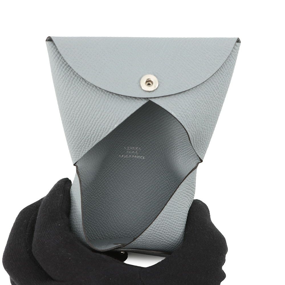 エルメス カードケース カルヴィ グリパンタン エプソン W刻印 HERMES 名刺入れ