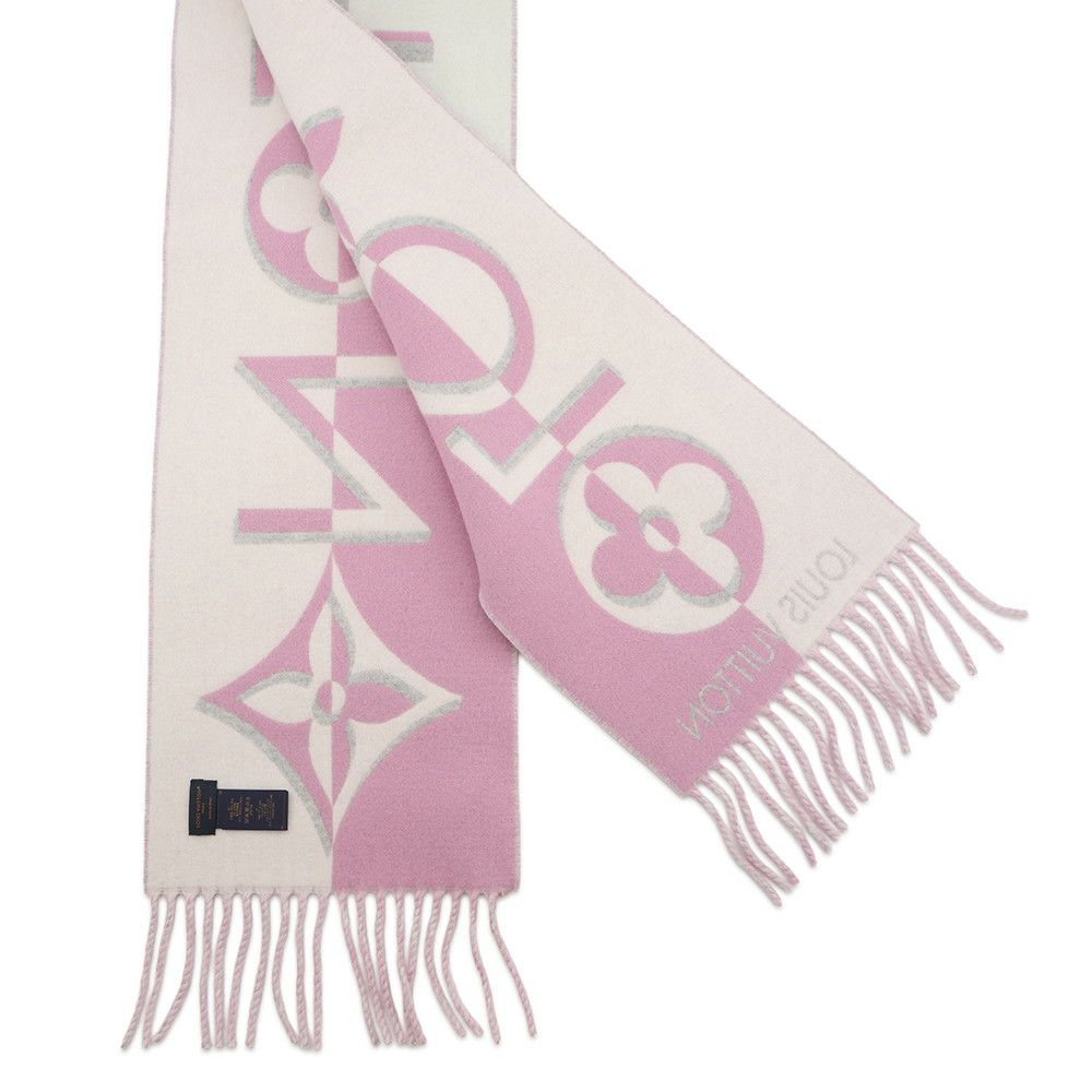 ルイヴィトン マフラー デュオ インフィニティ ウール/カシミヤ M93281 LOUIS VUITTON