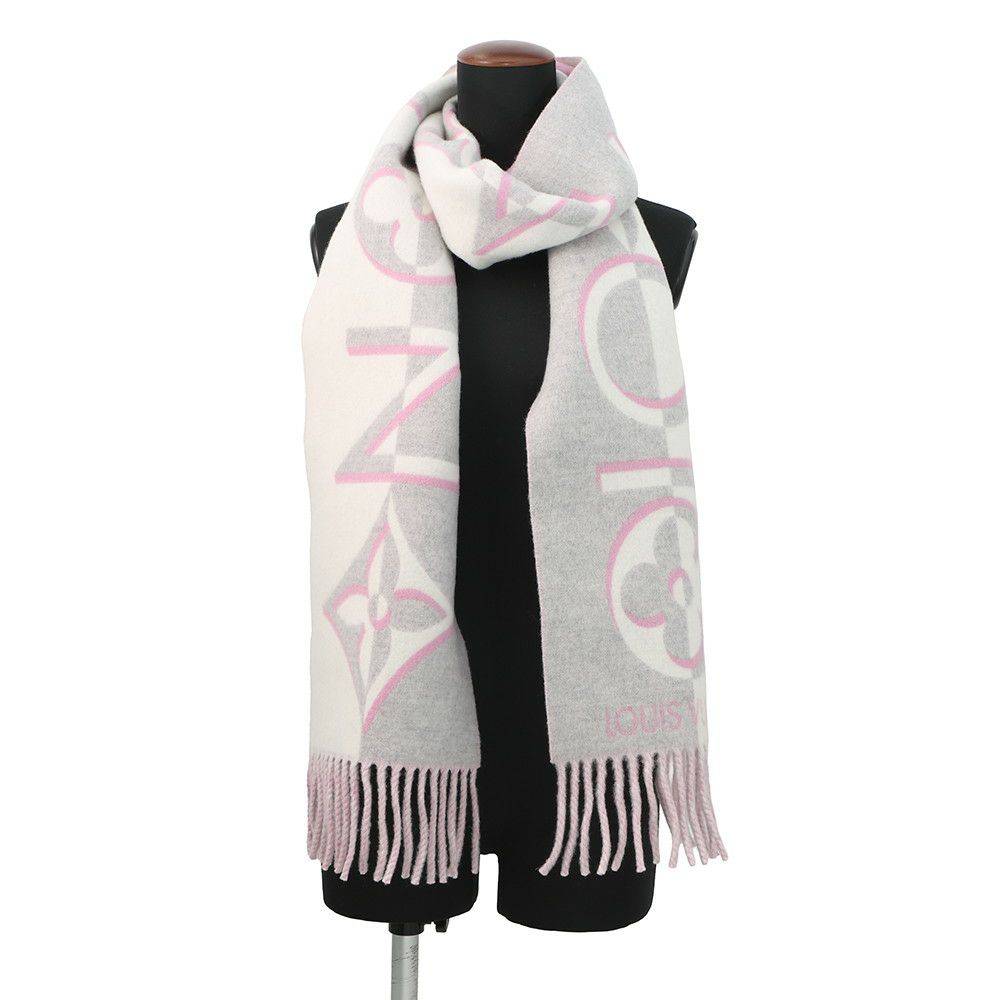 ルイヴィトン マフラー デュオ インフィニティ ウール/カシミヤ M93281 LOUIS VUITTON