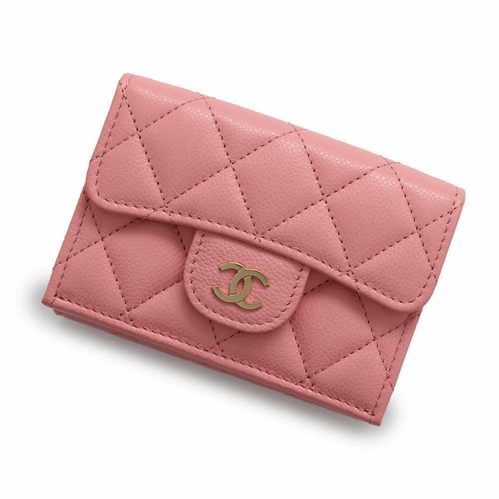 シャネル 三つ折り財布 マトラッセ ココマーク クラシック スモール 