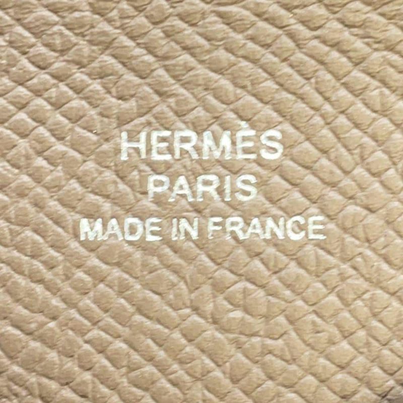 エルメス コインケース カルヴィ エトゥープ/シルバー金具 エプソン B刻印