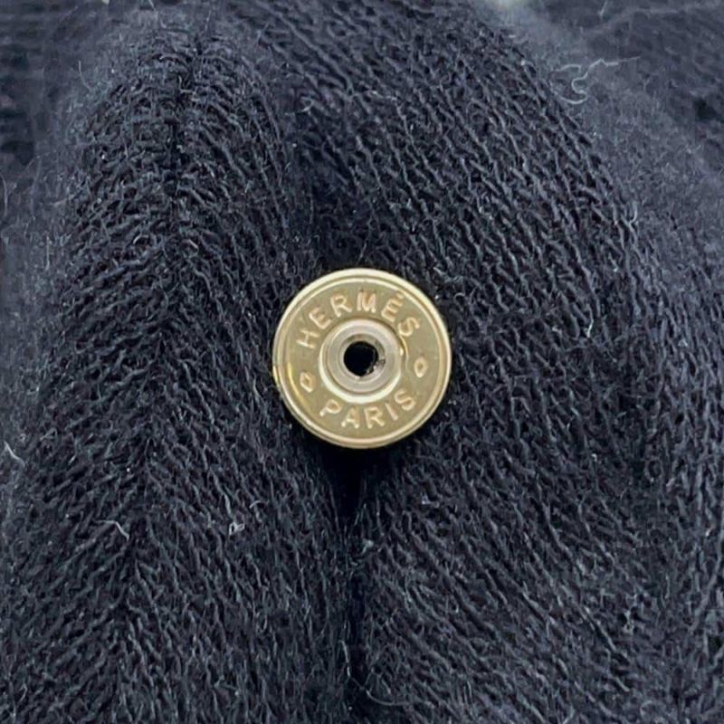 エルメス ピアス シュル・メール バッファローホーン メタル HERMES アクセサリー