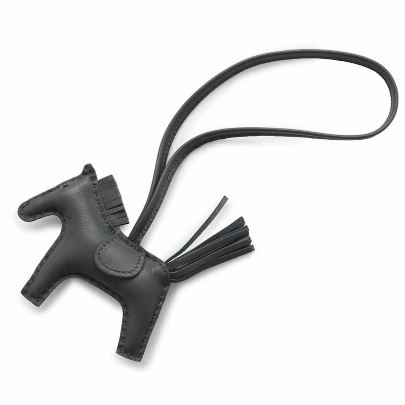 エルメス バッグチャーム ロデオPM アルドワーズ ラムスキン HERMES