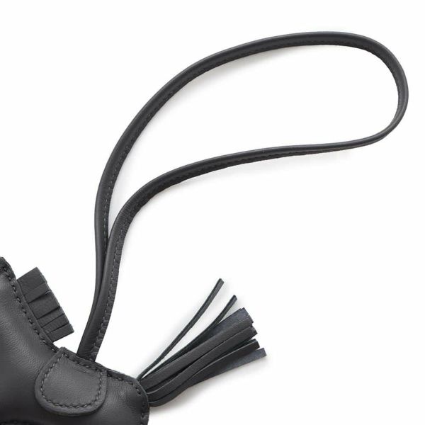 エルメス バッグチャーム ロデオPM アルドワーズ ラムスキン HERMES