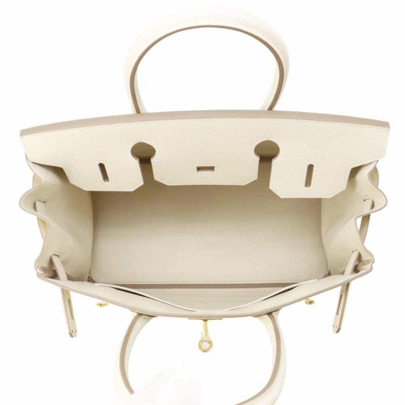 エルメス バーキン30 クレ/ゴールド金具 トゴ W刻印 HERMES Birkin ハンドバッグ