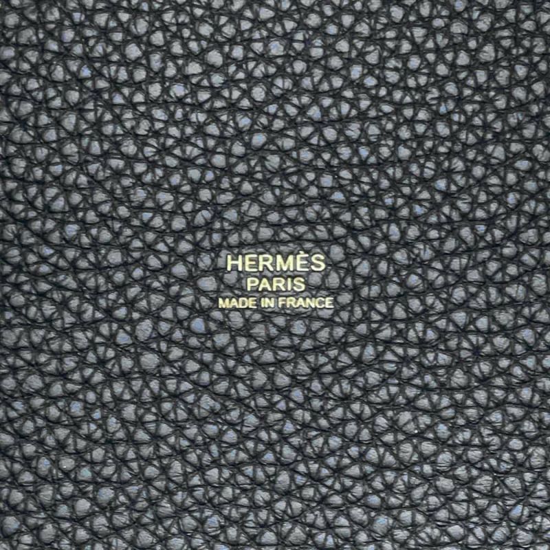 エルメス ハンドバッグ ピコタンロックPM ブラック/ゴールド金具 トリヨンクレマンス B刻印 黒