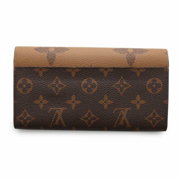 ルイヴィトン 長財布 モノグラム・ジャイアント リバース ポルトフォイユ・サラ M80726 LOUIS VUITTON 黒 ブラック