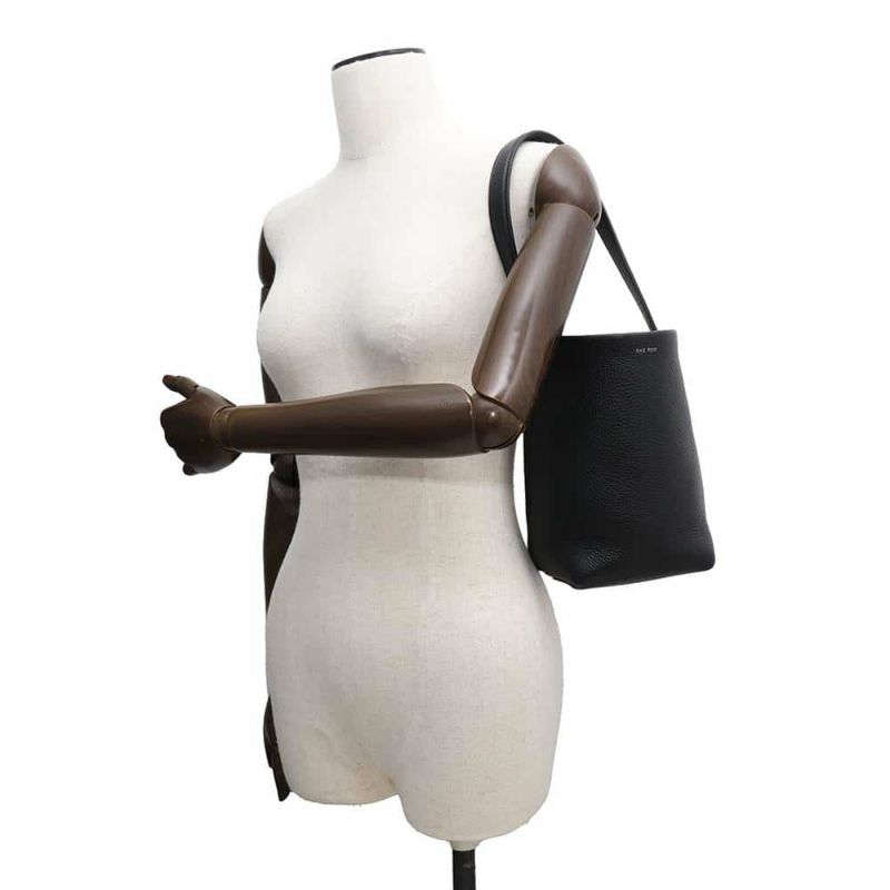 ザ ロウ トートバッグ N/S パークトート スモール レザー W1314 THE ROW 黒