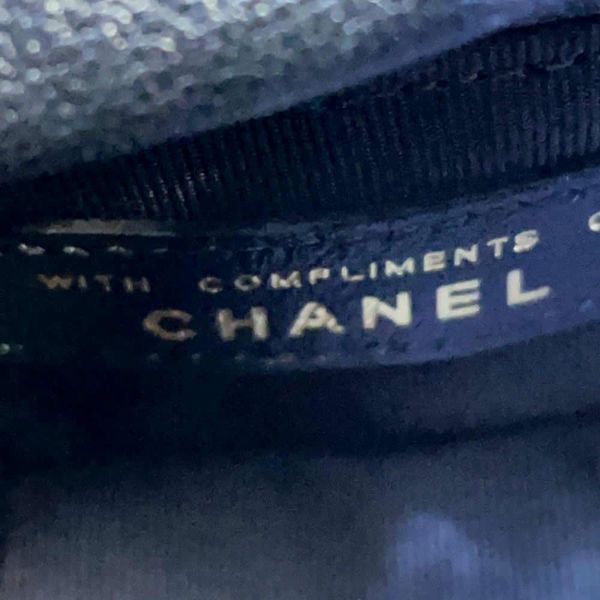 シャネル ノベルティ チェーンショルダーバッグ マトラッセ ココマーク ミニ巾着 ラムスキン CHANEL イヤーズギフト 黒