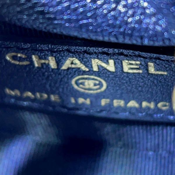 シャネル ノベルティ チェーンショルダーバッグ マトラッセ ココマーク ミニ巾着 ラムスキン CHANEL イヤーズギフト 黒