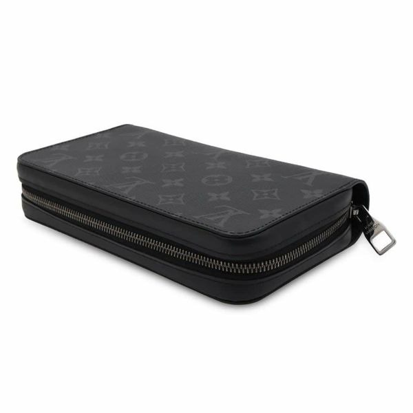 ルイヴィトン 長財布 モノグラム・エクリプス ジッピーXL M61698 LOUIS VUITTON ブラック 黒