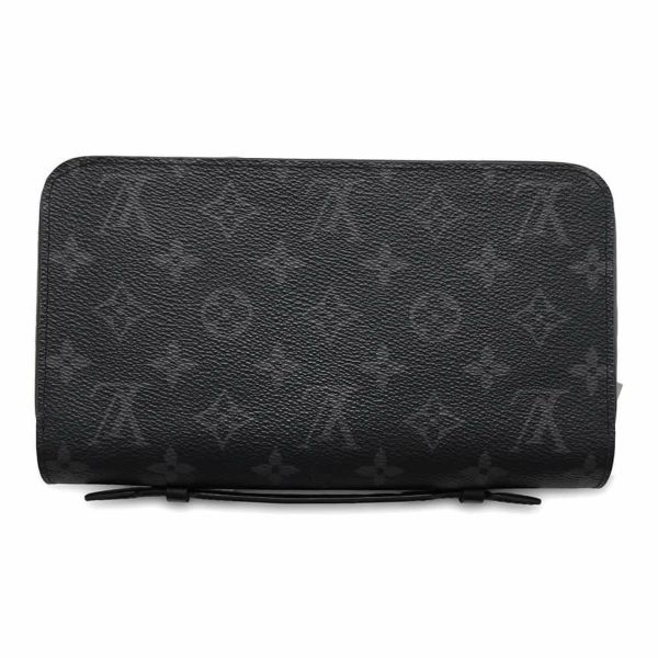 ルイヴィトン 長財布 モノグラム・エクリプス ジッピーXL M61698 LOUIS VUITTON ブラック 黒