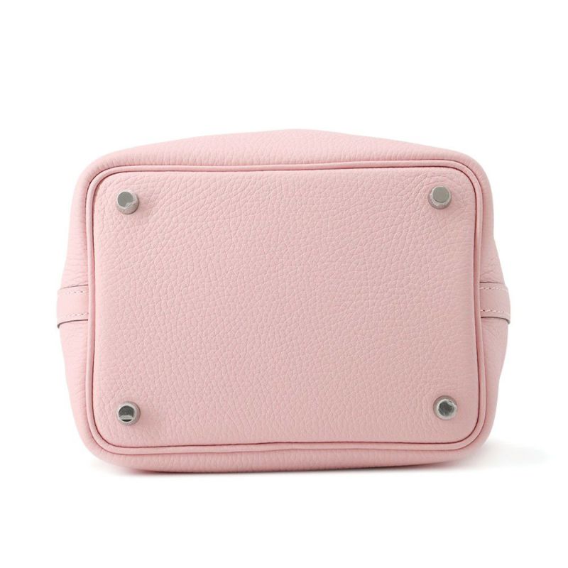 エルメス ハンドバッグ ピコタンロックPM ローズサクラ/シルバー金具 トリヨンクレマンス W刻印